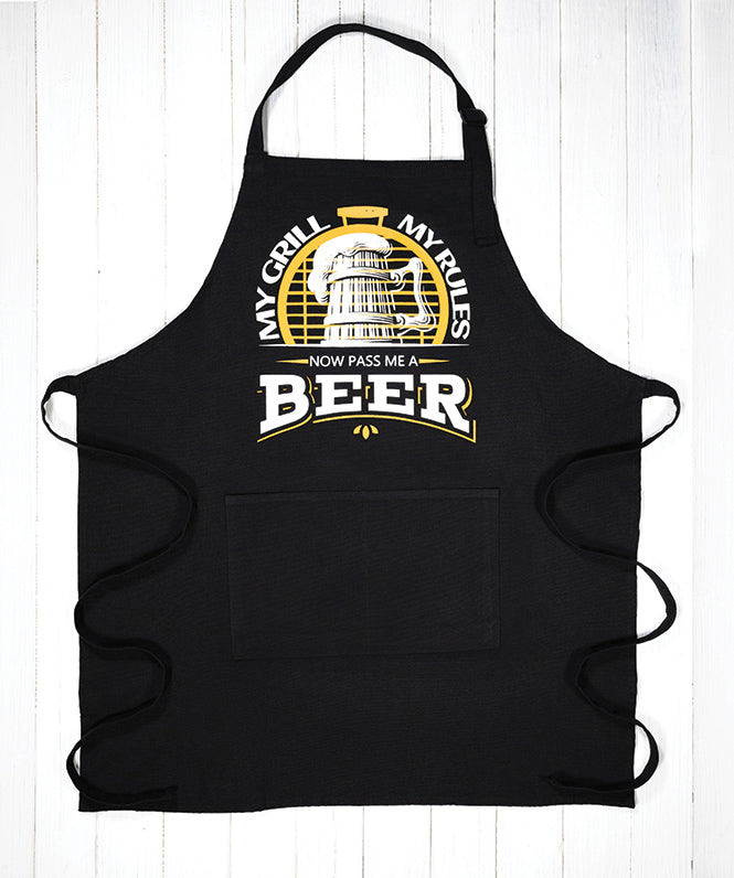 MonkeyPeelz Beer Print Apron