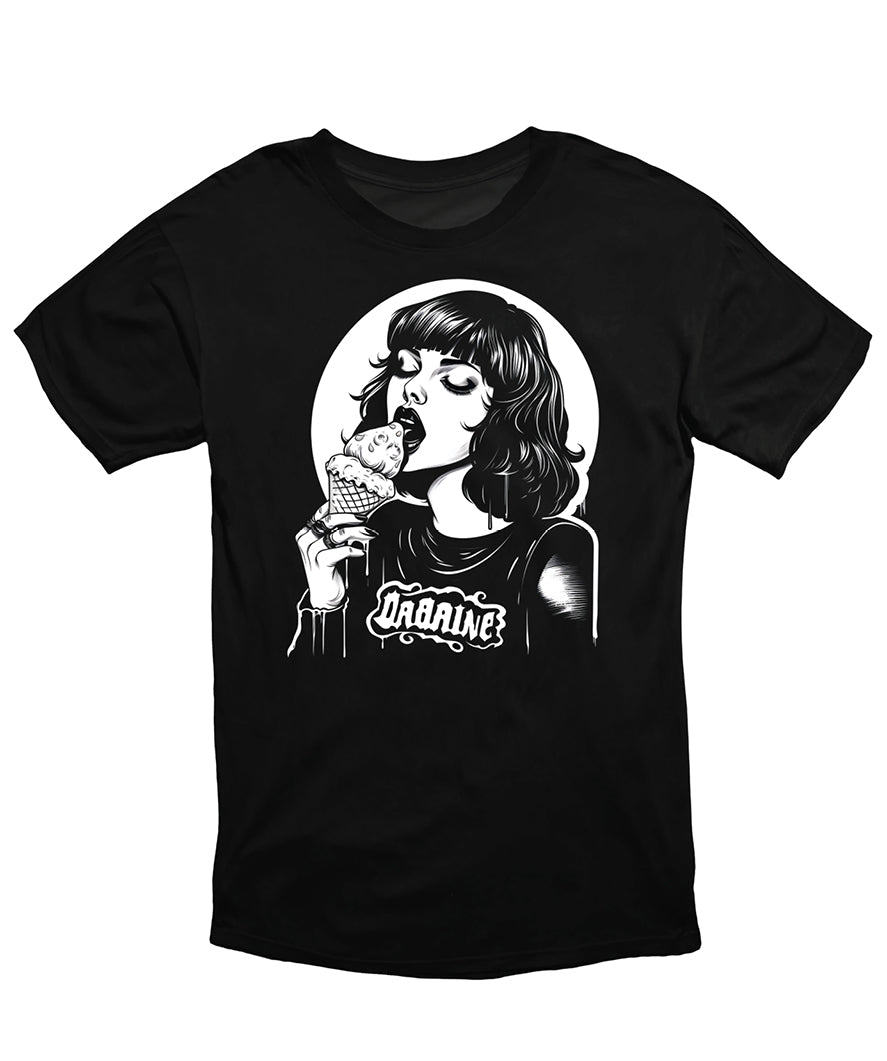 MonkeyPeelz Icecream Girl Graphic Print T-Shirt 09