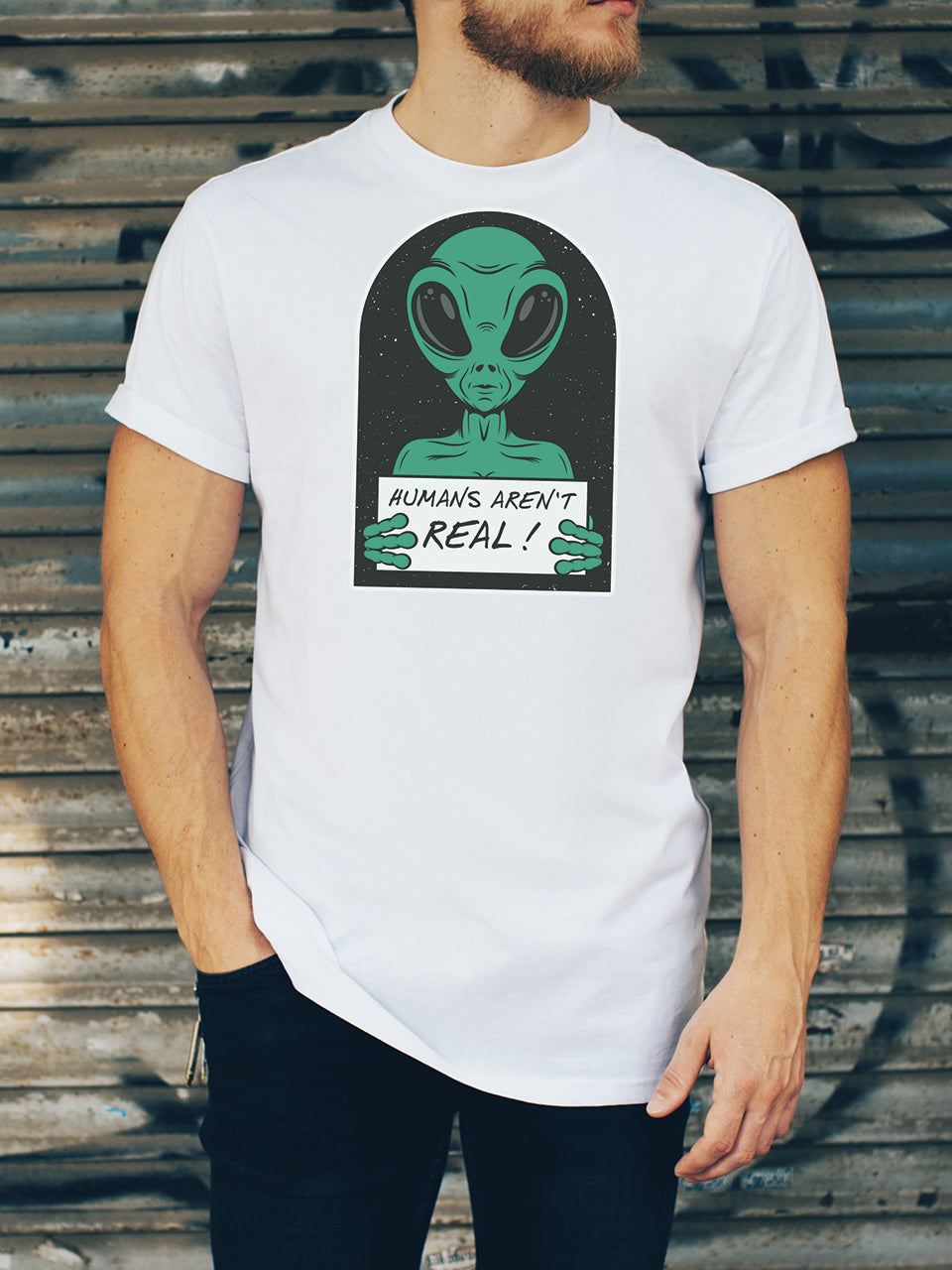 MonkeyPeelz Aliens Print T-Shirt