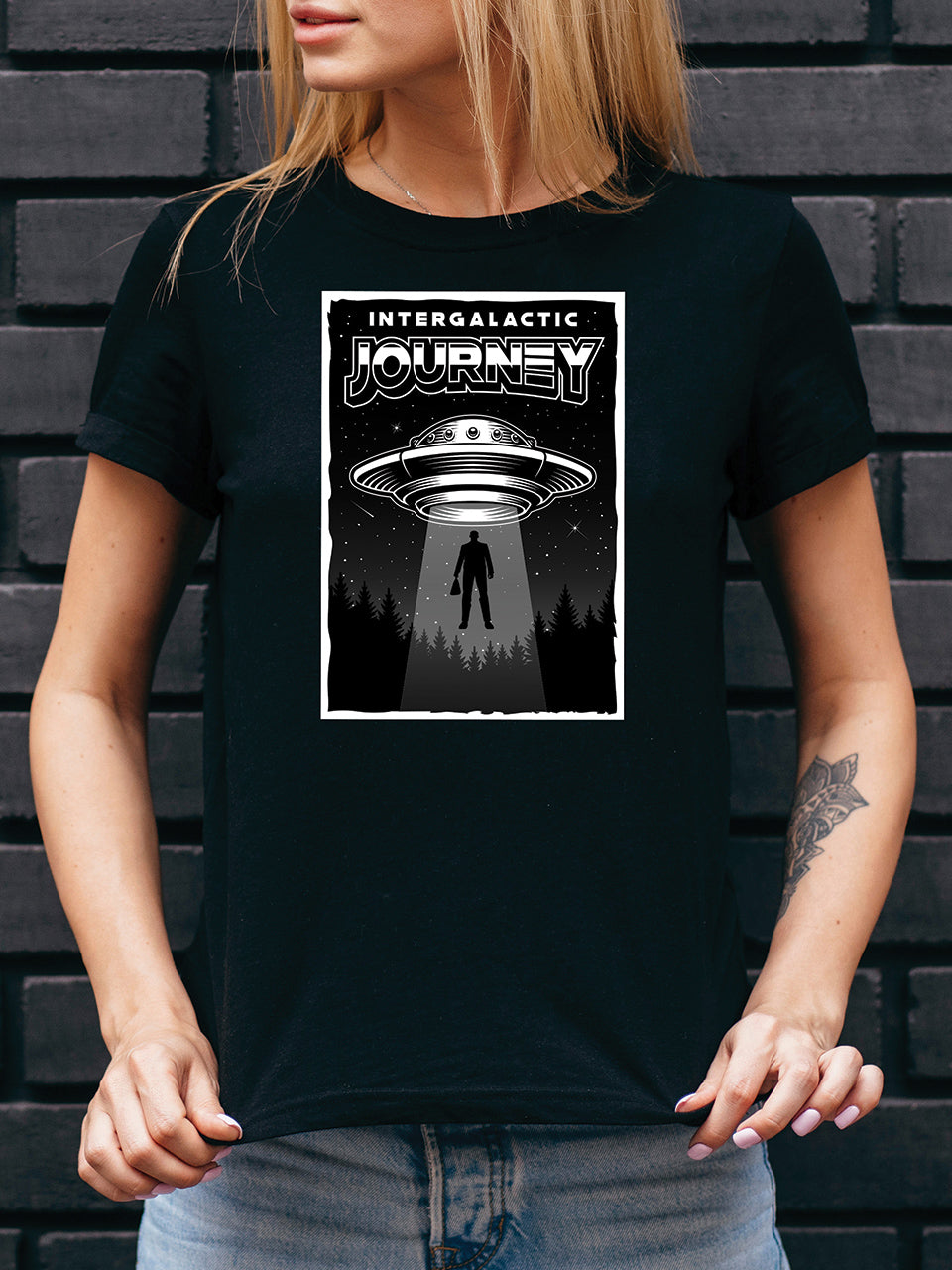 MonkeyPeelz Intergalactic Journey Print T-Shirt