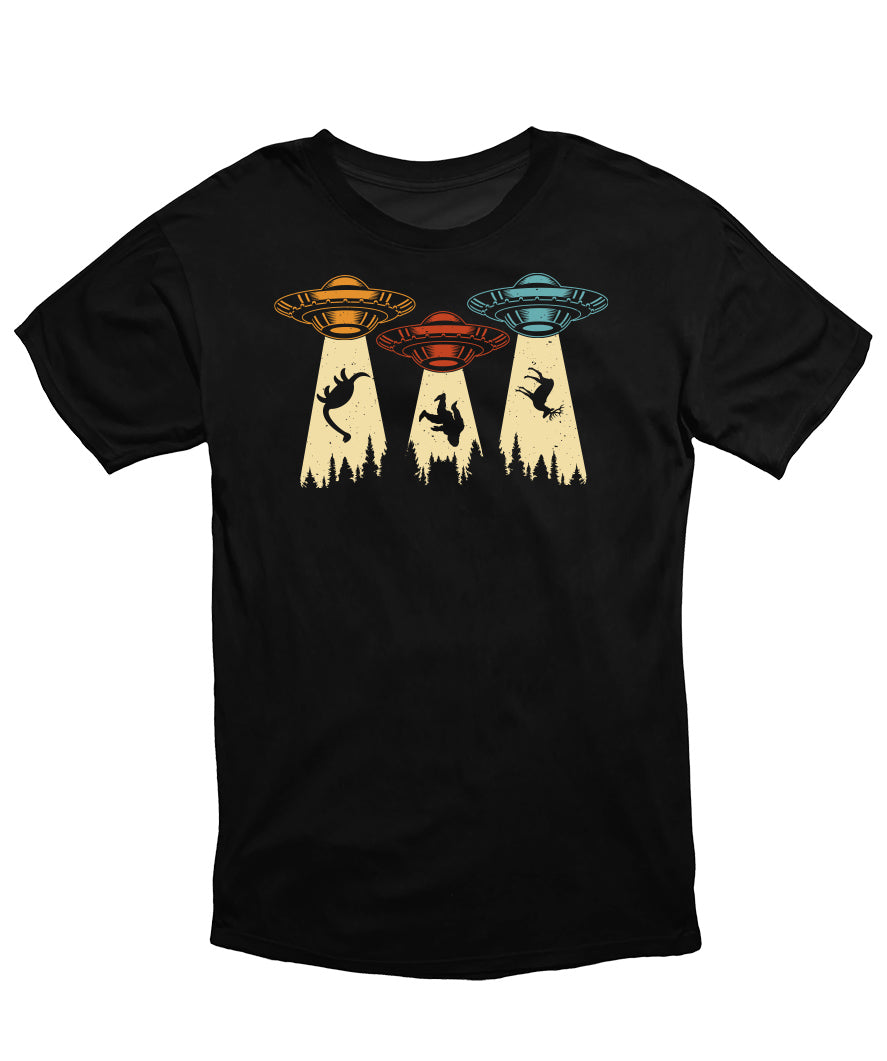 MonkeyPeelz UFO Print T-Shirt 4.0