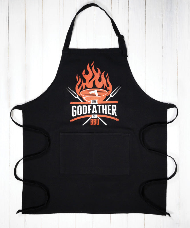 MonkeyPeelz Godfather Print Apron