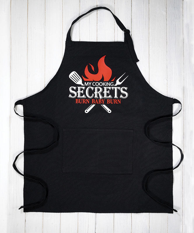 MonkeyPeelz Secrets Kitchen Print Apron