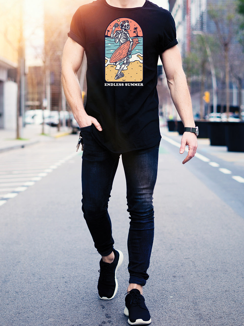 MonkeyPeelz Endless Summer Print T-Shirt