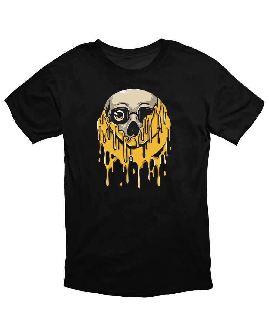 MonkeyPeelz One Eye Skull Print T-Shirt