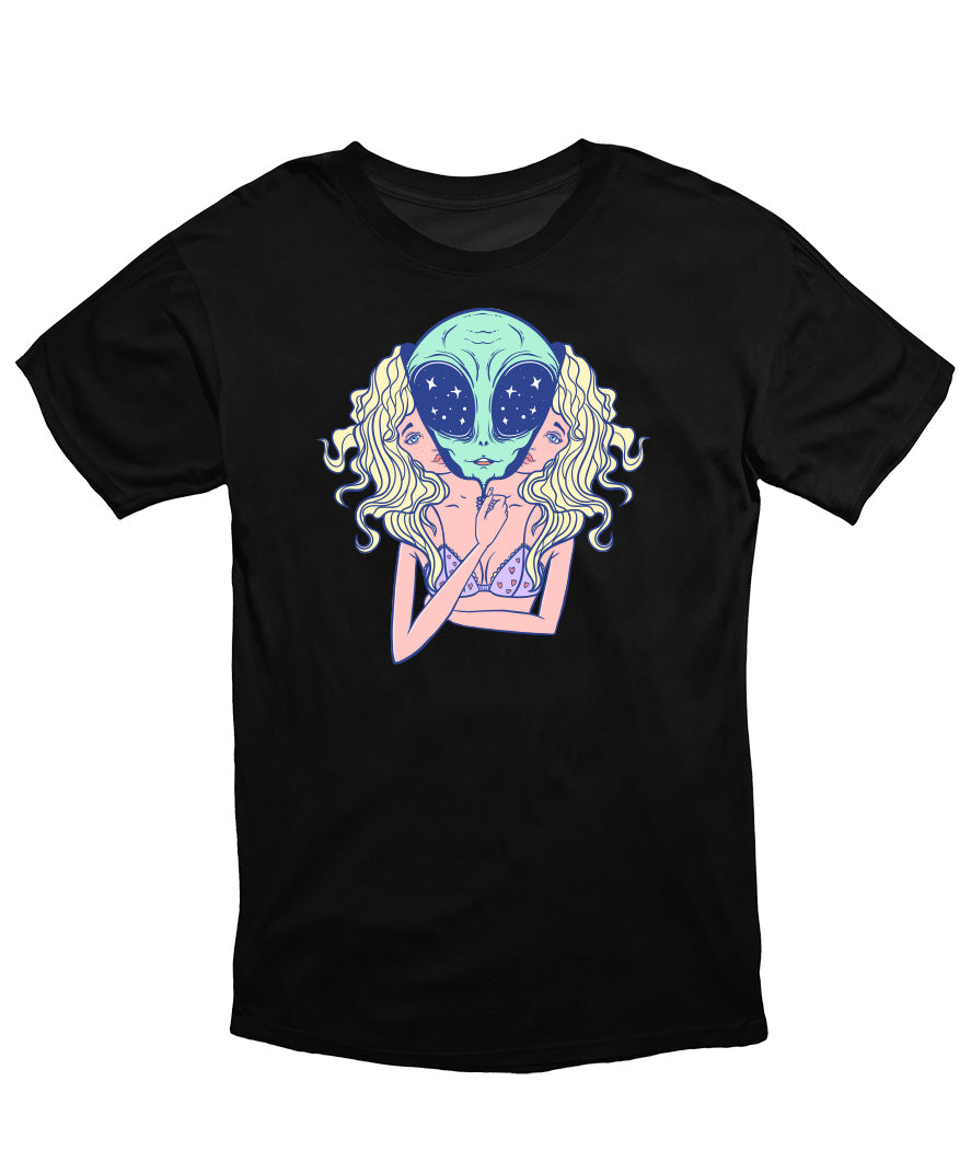 MonkeyPeelz Aliens Is Everyone Print T-Shirt