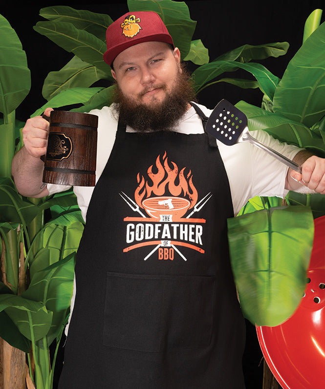 MonkeyPeelz Godfather Print Apron