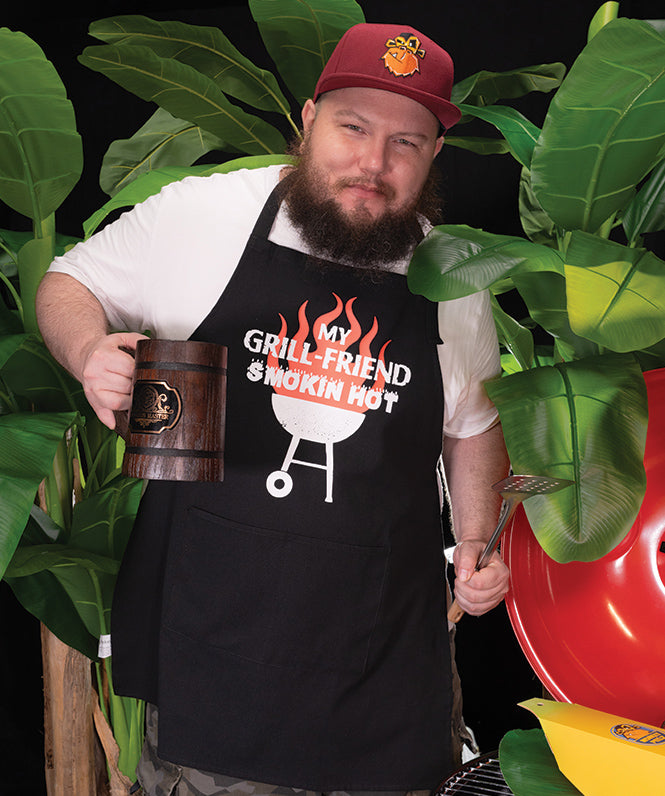 MonkeyPeelz Grill Friend Print Print Apron