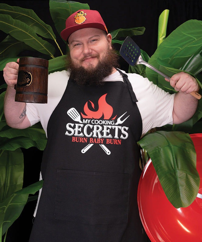 MonkeyPeelz Secrets Kitchen Print Apron